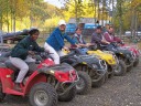 atv riders ready for action